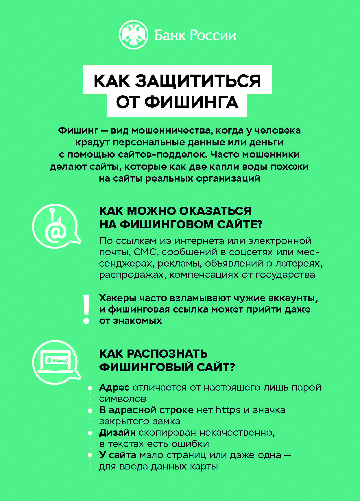 КАК ЗАЩИТИТЬСЯ ОТ ФИШИНГА.